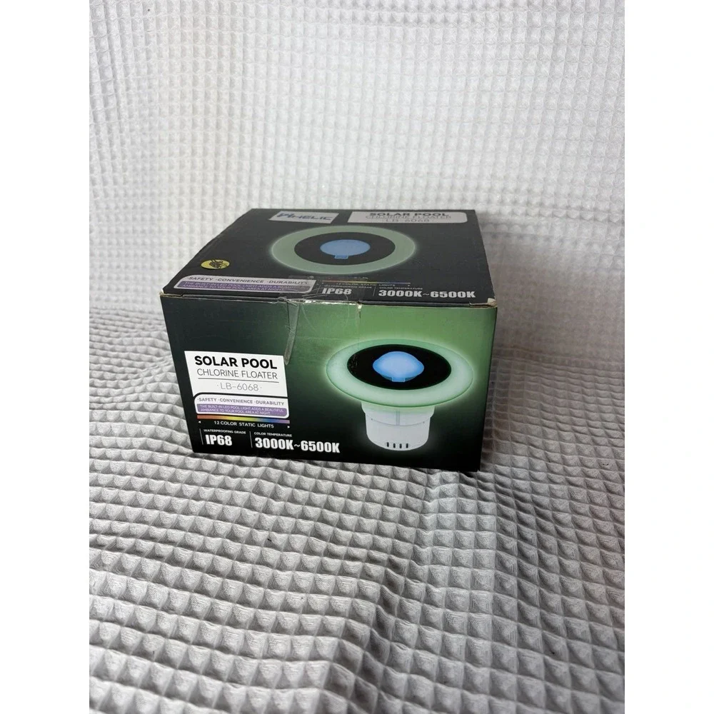 HELIC Solar LED Floating Pool Light LB-6068 IP68 Multicolor Remote Control
